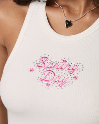 spring day crop tank