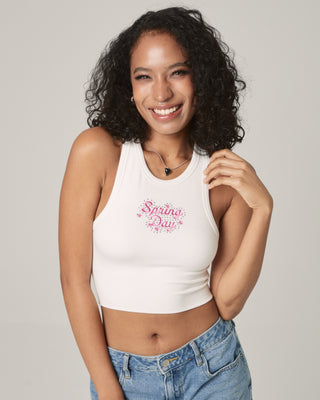 spring day crop tank