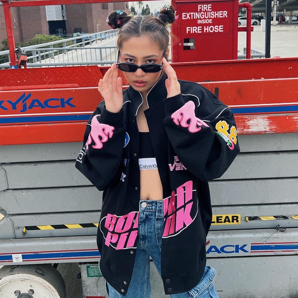 アウターウェア　BLACKPINK デニムジャケット インディゴブルー Mサイズ 「BLACKPINK WORLD TOUR [BORN PINK] JAPAN」 BLACKPINK PREMIUM DEBUT SHOWCASE GOODS