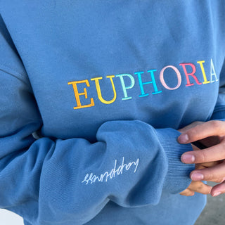 Euphoria Crewneck - Midnight Blue