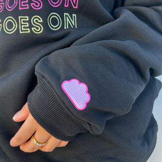 Life Goes On Crewneck - Cotton Candy