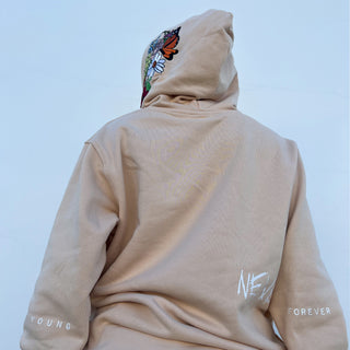 Young Forever Hoodie - Almond